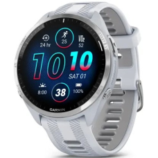 Garmin Forerunner 965 Titanium Bezel/Whitestone Case and Whitestone/Powder Gray Silicone Band (010-02809-11)