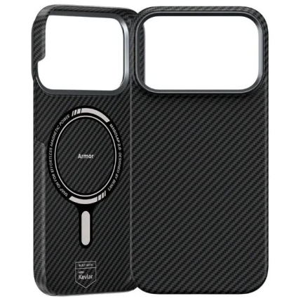Чехол iPhone 17 Air Benks ArmorAir Case Kevlar Black Black (Черный)